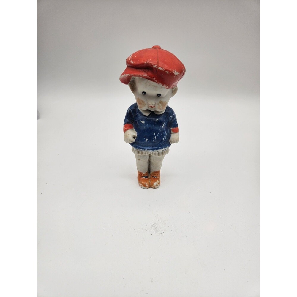 BISQUE BOY DOLL 1920S 6.5" TALL JAPAN